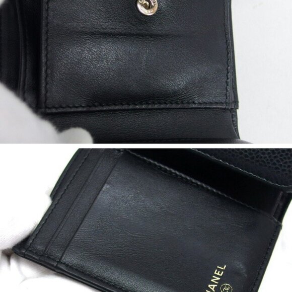 CHANEL Black Caviar Leather Wallet - Picture 9 of 11